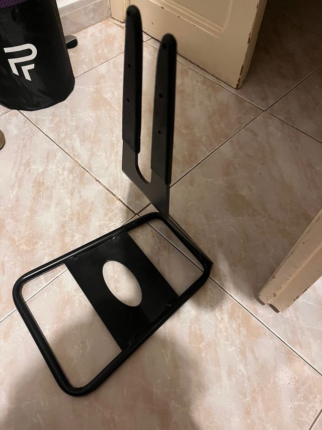 Soporte metálico Bicicleta Negro