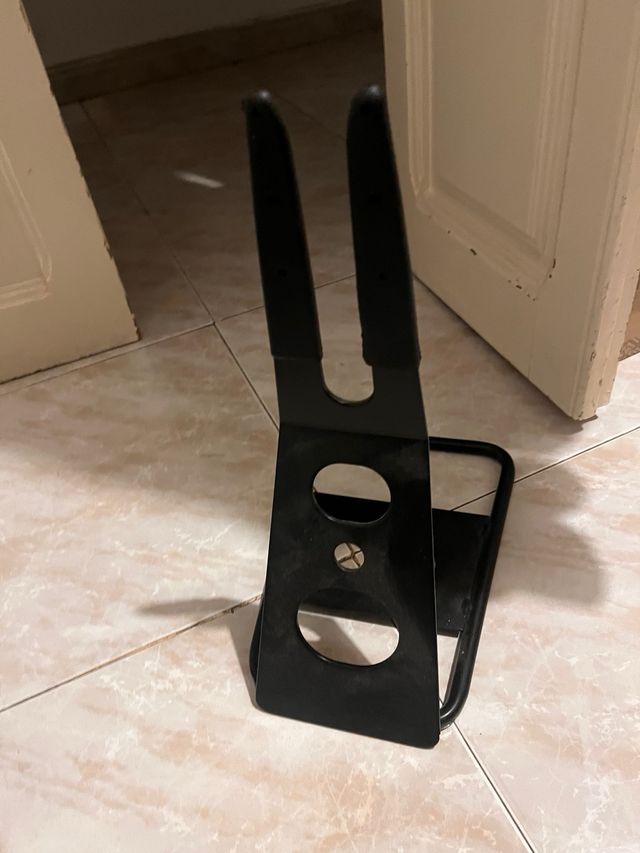 Soporte metálico Bicicleta Negro