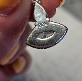 Pendientes Plata 925 con Piedra Multicolor