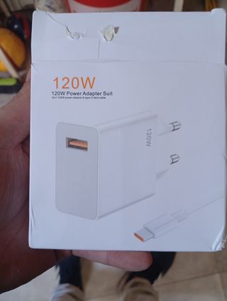 Cargador 120W Tipo C + Cable