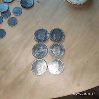 6 Monedas 100 Pesetas Mundial 82