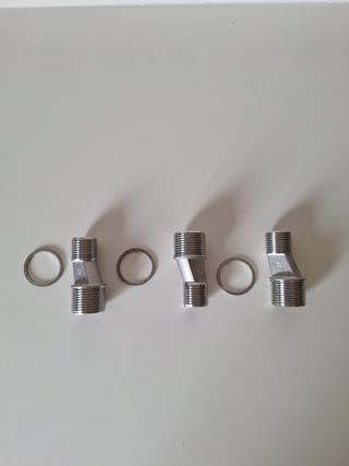 Roscas excéntricas fontanería