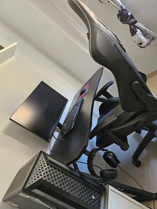 PC Gaming Alta Gama Negro + Monitor + Periféricos