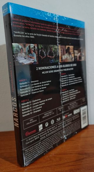 Pack Narcos Temporadas 1+2 Blu-ray Nueva 