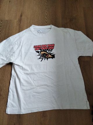 Camiseta Zara skate gráfica