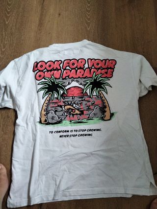 Camiseta Zara skate gráfica