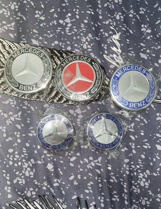 Lote 5 Emblemas Mercedes Benz