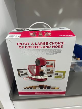 Cafetera Krups Dolce Gusto Infinissima Roja