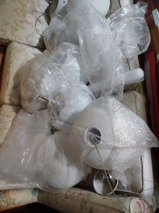 Lámpara de techo de cristal
