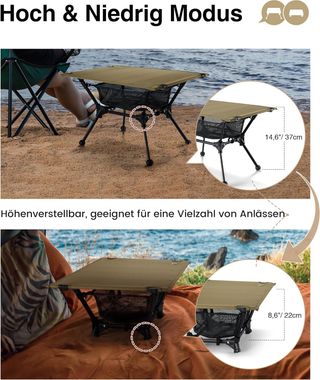 Tavolo da campeggio ONETIGRIS 60X40X37 Nuovo CD030