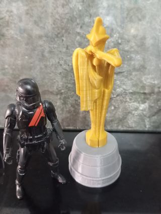 Star Wars 3.75". Estatua Braata Sabio Dwartii.