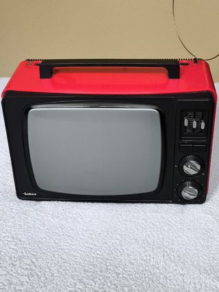 ANTIGUO TELEVISOR "INTER" RETRO AÑOS 80 B/N