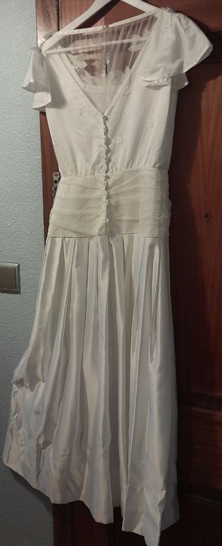 Traje de Novia de satén 