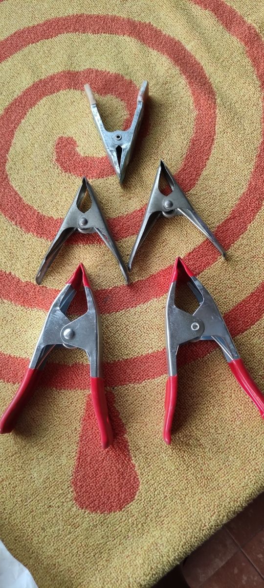 Pinzas metálicas de sujeción (Set de 5)