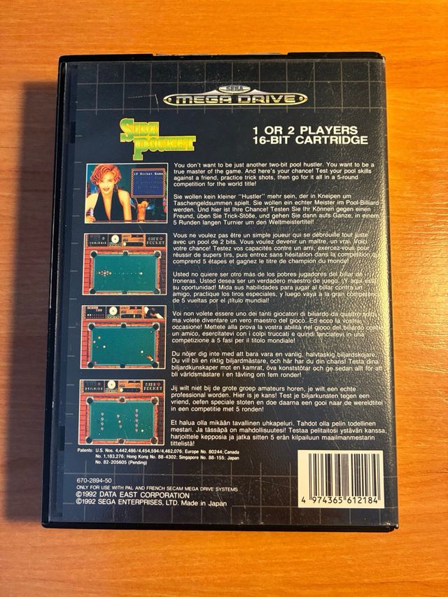 Side Pocket - Sega Megadrive