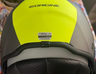 Casco Origine Alpha V5 Negro/Amarillo