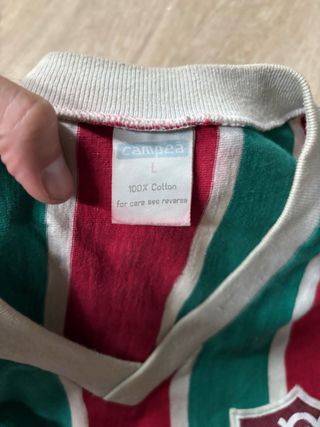 Camiseta Fluminense Rayas Verde y Roja