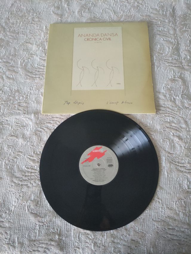 Vinilo Ananda Danza Crónica Civil