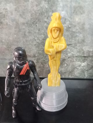 Star Wars 3.75". Estatua Yanjon Sabio Dwartii.