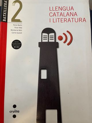 Llengua catalana i literatura. 2 Batxillerat. E...