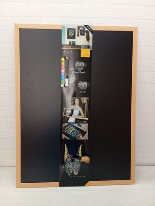 Pizarra Woody 80x60cm - pizarra de pared