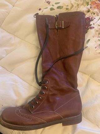 Botas de piel Wonders cordones talla 40