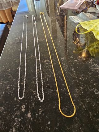 Collane oro e argento