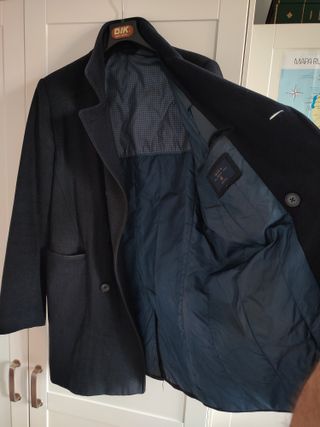 Cappotto Uomo Celio Spigato Blu