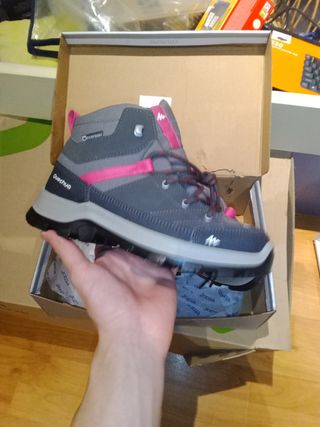 Botas Quechua niña rosa T36