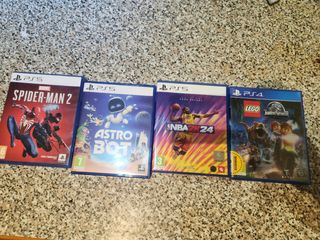 Consola PS5 con lector, más 4 juegos