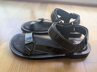 Sandalias Zara Negras Charol
