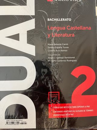 DUAL LENGUA Y LITERATURA 2 BACH(DIGITAL+LIBRO+ACT)