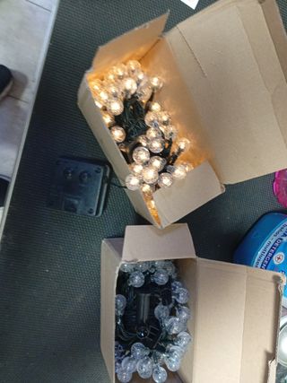 Luces Solares Jardín LED,dos cajas