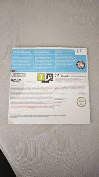 Juegos Wii Sports + Wii Sports Resort Nintendo