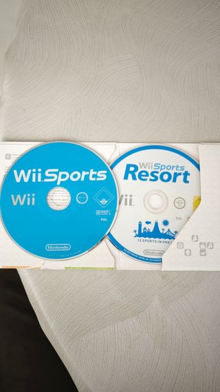 Juegos Wii Sports + Wii Sports Resort Nintendo