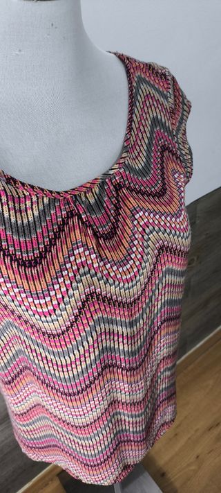 Camiseta multicolor talla XS