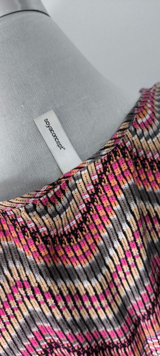 Camiseta multicolor talla XS