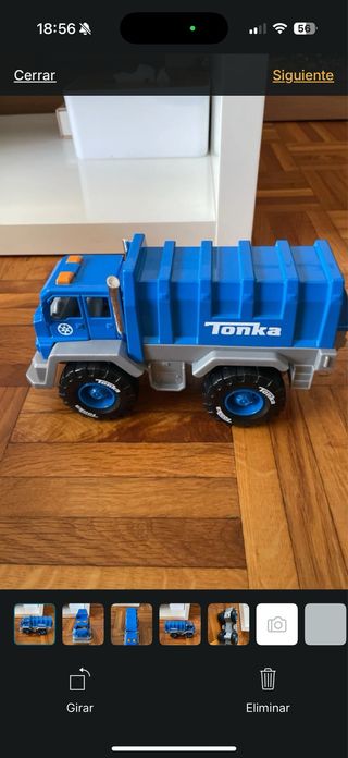 Camión Tonka de Metal Azul