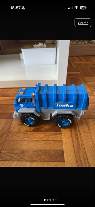 Camión Tonka de Metal Azul
