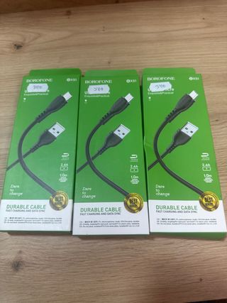 3 Cables BOROFONE X51 USB a Micro USB