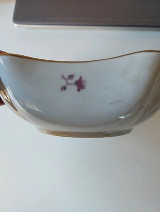 Coppa centrotavola Limoges porcellana