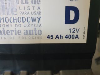 Batería Coche 12V 45Ah 400A