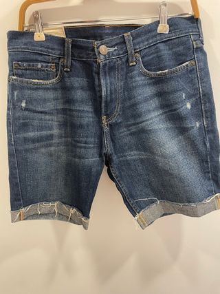 Bermudas vaqueras Hollister azules