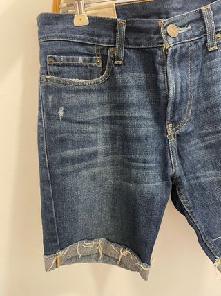 Bermudas vaqueras Hollister azules