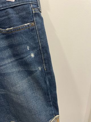 Bermudas vaqueras Hollister azules