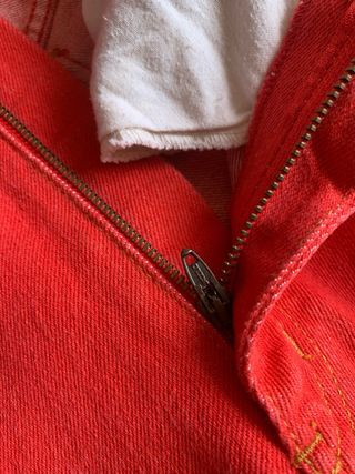 Moschino Jeans Bermudas Rojas Mujer Vintage