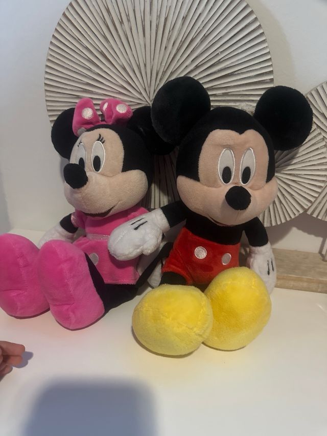Peluche Mickey y Minnie Mouse
