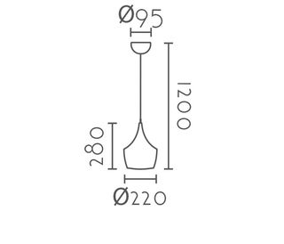 OFFERTA DEL 50% Lampada in oro bianco