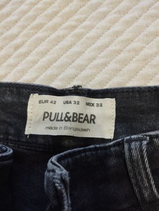 Pantalón vaquero negro chico talla 42