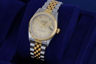 Rolex Datejust 68273 esfera linen dorada